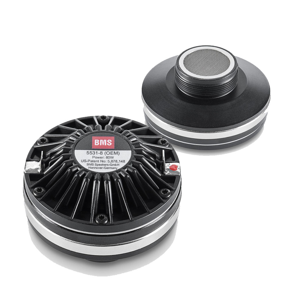 BMS 5531ND 8ohm 1" Neodymium HF Comp Driver, 1,75" VC, 80W 113 dB SCREW TYPE - Click Image to Close